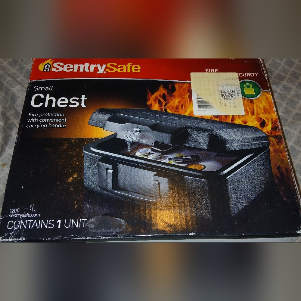 Black Fireproof Security Chest